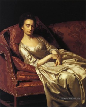 Portrait d’une femme Nouvelle Angleterre Portraiture John Singleton Copley Peinture à l'huile